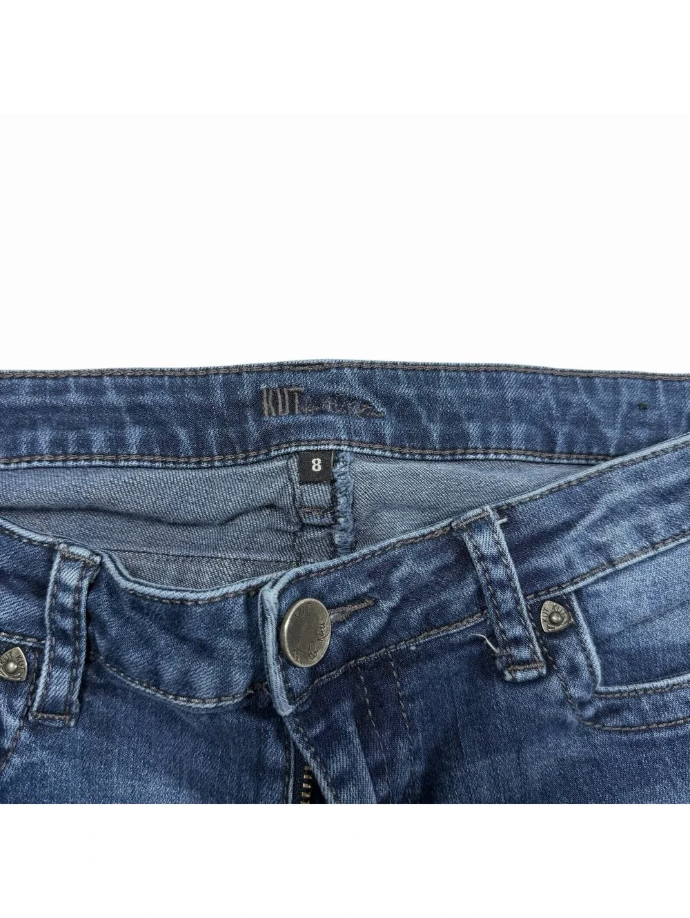 KUT from the Kloth Women's Blue Denim Skinny Jeans, Size 8